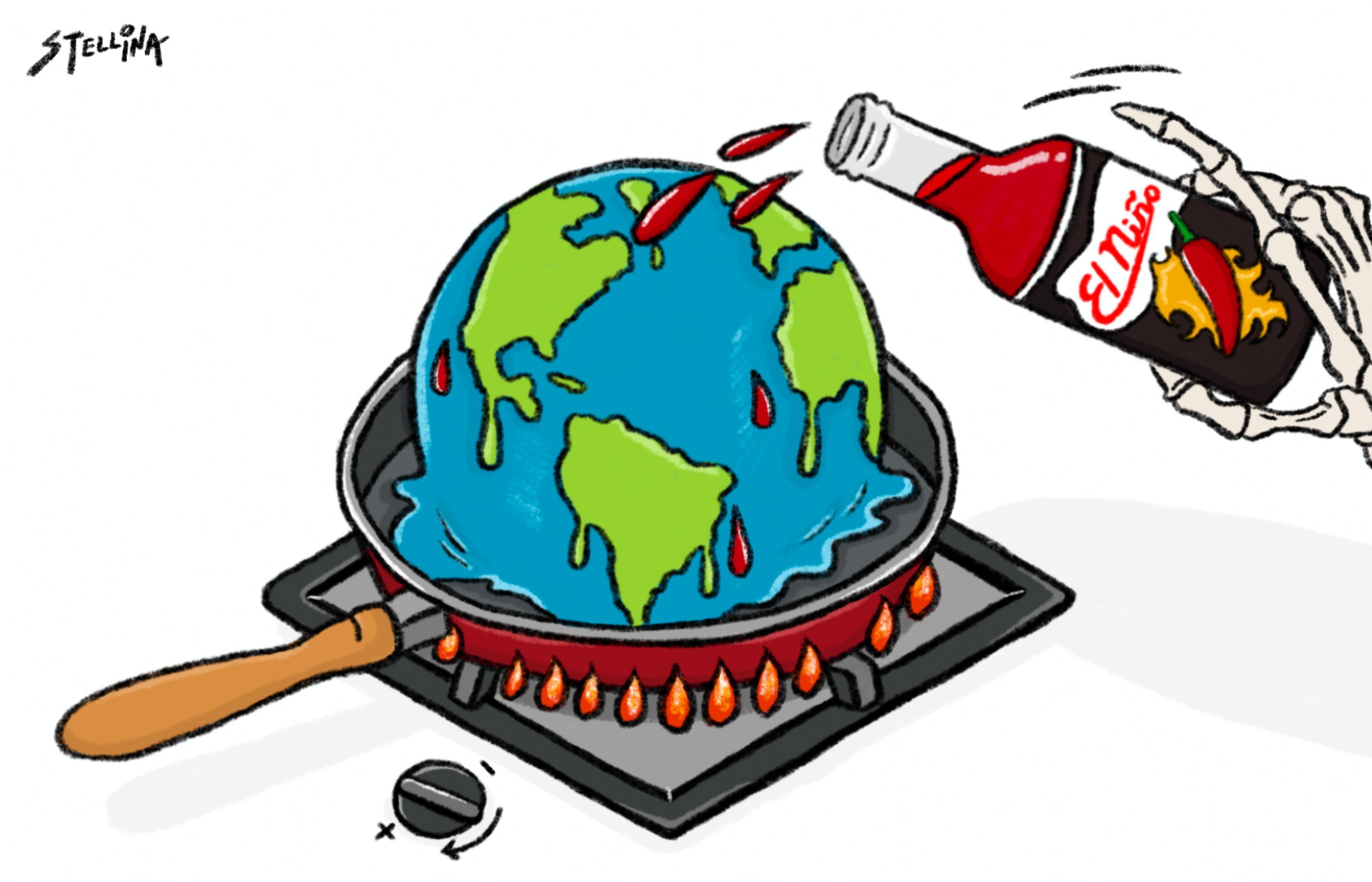 The world is getting hotter in the next 5 years – Cartoons by Stellina